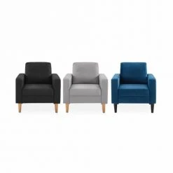 Alice's Garden Fauteuils Fauteuil En Tissu Gris Clair 8 Alice's Garden Fauteuils Fauteuil En Tissu Gris Clair -Magasin De Chaises fauteuil en tissu gris clair 2