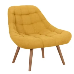 Rendez Vous Déco Fauteuils Fauteuil En Tissu Jaune 2 Rendez Vous Déco Fauteuils Fauteuil En Tissu Jaune -Magasin De Chaises fauteuil en tissu jaune 8