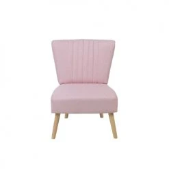 Beliani Fauteuils Fauteuil En Tissu Rose -Magasin De Chaises fauteuil en tissu rose 2