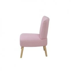 Beliani Fauteuils Fauteuil En Tissu Rose -Magasin De Chaises fauteuil en tissu rose 3