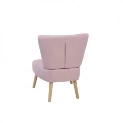 Beliani Fauteuils Fauteuil En Tissu Rose -Magasin De Chaises fauteuil en tissu rose 4