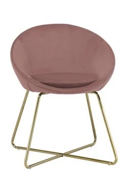 Baita Fauteuils Fauteuil En Velours 1 Place Vert -Magasin De Chaises fauteuil en velours 1 place rose