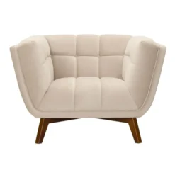 Rendez Vous Déco Fauteuils Fauteuil En Velours Beige
