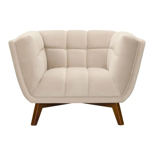 Fauteuil en velours beige Rendez Vous Déco Fauteuils Fauteuil En Velours Beige -Magasin De Chaises fauteuil en velours beige