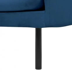 Beliani Fauteuils Fauteuil En Velours Bleu Foncé -Magasin De Chaises fauteuil en velours bleu fonce 11