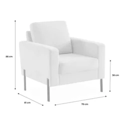 Alice's Garden Fauteuils Fauteuil En Velours Côtelé Beige 3 Alice's Garden Fauteuils Fauteuil En Velours Côtelé Beige -Magasin De Chaises fauteuil en velours cotele beige 3