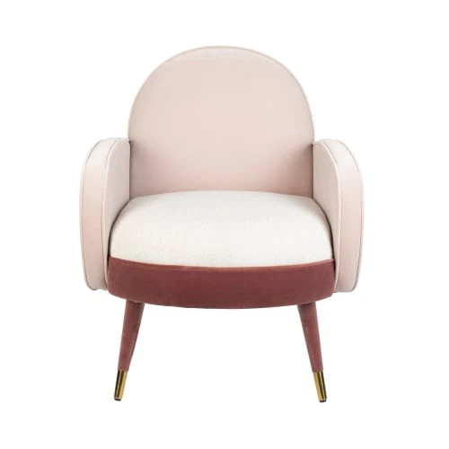 Fauteuil en velours et tissu rose Zuiver Fauteuils Fauteuil En Velours Et Tissu Rose -Magasin De Chaises fauteuil en velours et tissu rose 2
