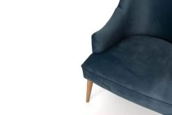 Hellin Fauteuils Fauteuil En Velours Fleuri -Magasin De Chaises fauteuil en velours fleuri 2