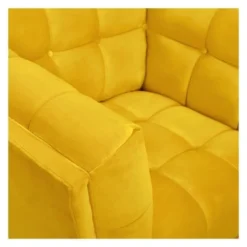 Rendez Vous Déco Fauteuils Fauteuil En Velours Jaune Pieds 3 Rendez Vous Déco Fauteuils Fauteuil En Velours Jaune Pieds -Magasin De Chaises fauteuil en velours jaune pieds 3