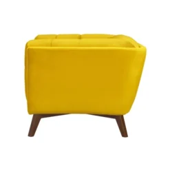 Rendez Vous Déco Fauteuils Fauteuil En Velours Jaune Pieds 5 Rendez Vous Déco Fauteuils Fauteuil En Velours Jaune Pieds -Magasin De Chaises fauteuil en velours jaune pieds 5