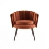 Potiron Paris Fauteuils Fauteuil En Velours Ocre