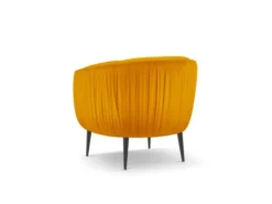 Micadoni Home Fauteuils Fauteuil En Velours Orange 2 Micadoni Home Fauteuils Fauteuil En Velours Orange -Magasin De Chaises fauteuil en velours orange 2