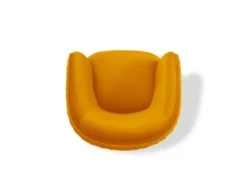 Micadoni Home Fauteuils Fauteuil En Velours Orange 3 Micadoni Home Fauteuils Fauteuil En Velours Orange -Magasin De Chaises fauteuil en velours orange 3