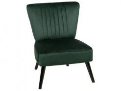 Beliani Fauteuils Fauteuil En Velours Vert