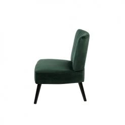 Beliani Fauteuils Fauteuil En Velours Vert -Magasin De Chaises fauteuil en velours vert 3