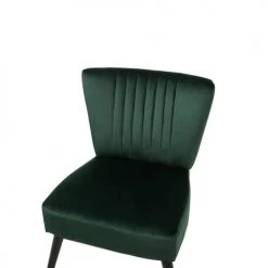 Beliani Fauteuils Fauteuil En Velours Vert -Magasin De Chaises fauteuil en velours vert 5