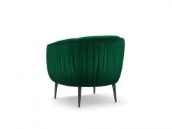 Micadoni Home Fauteuils Fauteuil En Velours Vert Bouteille 2 Micadoni Home Fauteuils Fauteuil En Velours Vert Bouteille -Magasin De Chaises fauteuil en velours vert bouteille 7