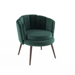 Potiron Paris Fauteuils Fauteuil En Velours Vert Forêt 4 Potiron Paris Fauteuils Fauteuil En Velours Vert Forêt -Magasin De Chaises fauteuil en velours vert foret 4