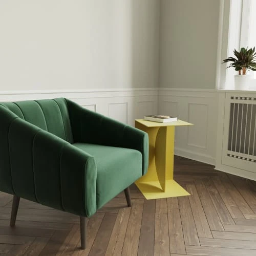 Fauteuil en velours vert sapin Potiron Paris Fauteuils Fauteuil En Velours Vert Sapin -Magasin De Chaises fauteuil en velours vert sapin 1