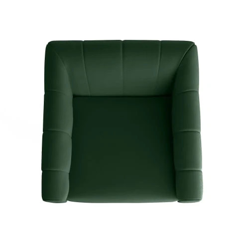 Fauteuil en velours vert sapin Potiron Paris Fauteuils Fauteuil En Velours Vert Sapin -Magasin De Chaises fauteuil en velours vert sapin 3