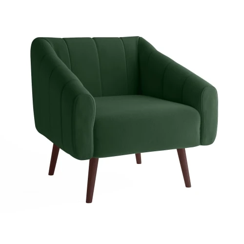 Fauteuil en velours vert sapin Potiron Paris Fauteuils Fauteuil En Velours Vert Sapin -Magasin De Chaises fauteuil en velours vert sapin