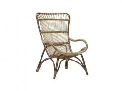 Sika Design Fauteuils Fauteuil Haut Dossier En Rotin Antique