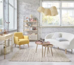 Maisons Du Monde Fauteuils Fauteuil Jaune Et Hêtre -Magasin De Chaises fauteuil jaune et hetre 1000 5 20 209530 5