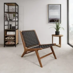 Magasin De Chaises -Magasin De Chaises fauteuil lounge en bimatiere 1 place noir 1