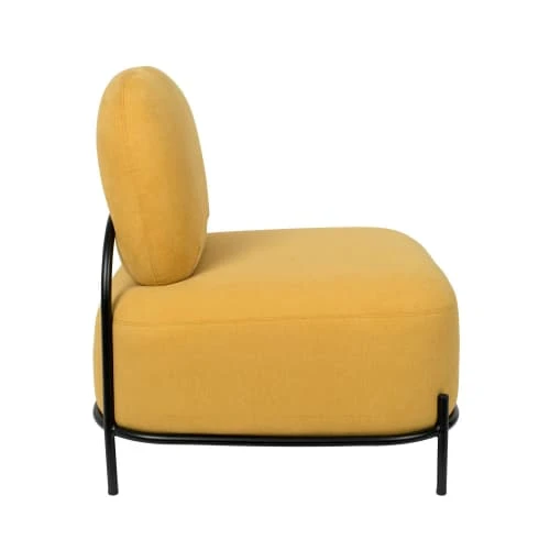 Fauteuil lounge en tissu jaune Drawer Fauteuils Fauteuil Lounge En Tissu Jaune -Magasin De Chaises fauteuil lounge en tissu jaune 3