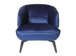 Artecosy Fauteuils Fauteuil Métal Et Métal Bleu