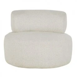 Maisons Du Monde Fauteuils Fauteuil Pivotant Ă Bouclettes Gris Clair
