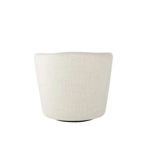 Fauteuil pivotant blanc chiné et pin Maisons Du Monde Fauteuils Fauteuil Pivotant Blanc Chiné Et Pin -Magasin De Chaises fauteuil pivotant blanc chine et pin 1000 4 17 209937 3