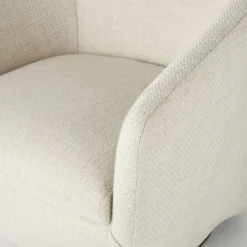 Maisons Du Monde Fauteuils Fauteuil Pivotant Blanc Chiné Et Pin 3 Maisons Du Monde Fauteuils Fauteuil Pivotant Blanc Chiné Et Pin -Magasin De Chaises fauteuil pivotant blanc chine et pin 1000 4 17 209937 4