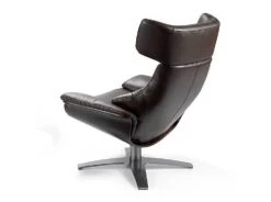 Angel Cerda Fauteuils Fauteuil Pivotant En Cuir De Vachette Avec Mécanisme Relax -Magasin De Chaises fauteuil pivotant en cuir de vachette avec mecanisme relax 3