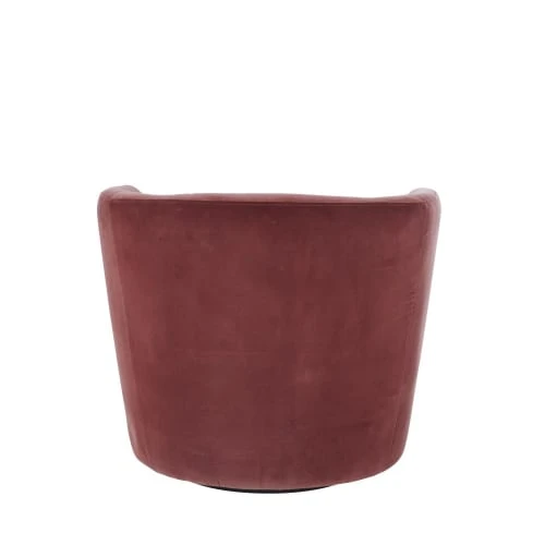 Fauteuil pivotant en velours terracotta Maisons Du Monde Fauteuils Fauteuil Pivotant En Velours Terracotta -Magasin De Chaises fauteuil pivotant en velours terracotta 1000 2 7 217143 4