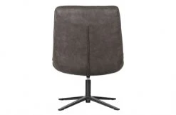 Woood Fauteuils Fauteuil Pivotante Aspect Cuir PU Noir 4 Woood Fauteuils Fauteuil Pivotante Aspect Cuir PU Noir -Magasin De Chaises fauteuil pivotante aspect cuir pu noir 4