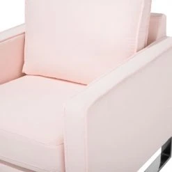 Beliani Fauteuils Fauteuil Rose -Magasin De Chaises fauteuil rose 5