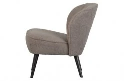 Woood Fauteuils Fauteuil Salon En Tissu Super Doux Boue -Magasin De Chaises fauteuil salon en tissu super doux boue 2