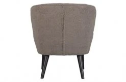 Woood Fauteuils Fauteuil Salon En Tissu Super Doux Boue -Magasin De Chaises fauteuil salon en tissu super doux boue 3