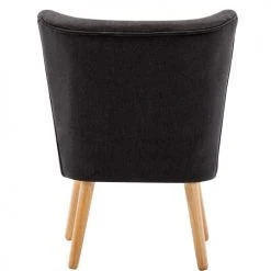 Moloo Fauteuils Fauteuil Scandinave Tissu Gris Pieds Bois -Magasin De Chaises fauteuil scandinave tissu gris pieds bois 8