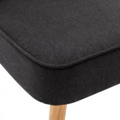 Moloo Fauteuils Fauteuil Scandinave Tissu Gris Pieds Bois -Magasin De Chaises fauteuil scandinave tissu gris pieds bois 9