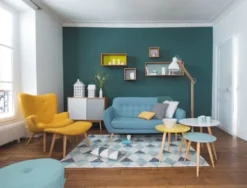 Maisons Du Monde Fauteuils Fauteuil Style Scandinave Jaune -Magasin De Chaises fauteuil style scandinave jaune 1000 3 40 138825 12