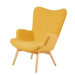 Maisons Du Monde Fauteuils Fauteuil à Bouclettes Blanches 5 Maisons Du Monde Fauteuils Fauteuil à Bouclettes Blanches -Magasin De Chaises fauteuil style scandinave jaune iceberg 1000 3 40 138825 13