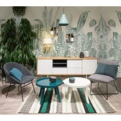 Zago Fauteuils Fauteuil Tissu Et Métal Gris Clair Design -Magasin De Chaises fauteuil tissu et metal gris clair design 2