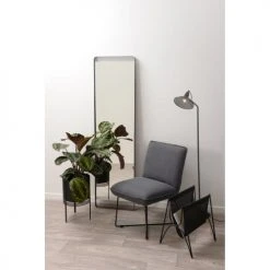 Zago Fauteuils Fauteuil Tissu Et Métal Gris Foncé Design -Magasin De Chaises fauteuil tissu et metal gris fonce design 2