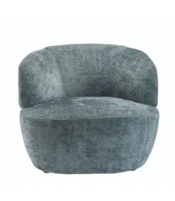 Signature Fauteuils Fauteuil Ultra Moelleux Avec Structure Métal Bleu Océan - L83 Cm