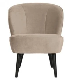 Woood Fauteuils Fauteuil Velours Beige