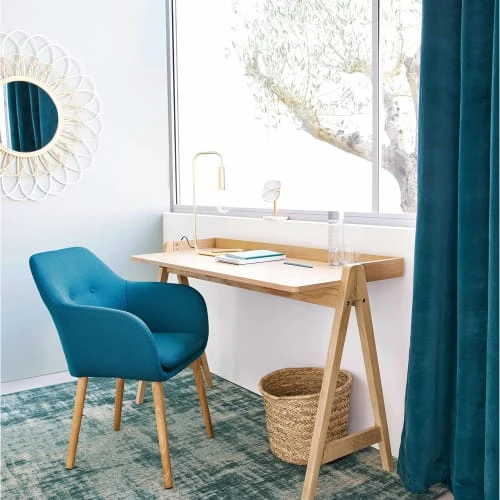 Fauteuil vintage bleu Maisons Du Monde Assises Fauteuil Vintage Bleu -Magasin De Chaises fauteuil vintage bleu 1000 13 24 165746 5