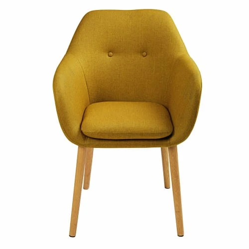 Fauteuil vintage jaune olive Maisons Du Monde Assises Fauteuil Vintage Jaune Olive -Magasin De Chaises fauteuil vintage jaune olive 1000 5 37 166333 2