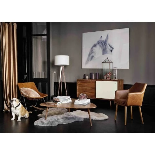 Maisons Du Monde Assises Fauteuil Vintage Marron 4 Maisons Du Monde Assises Fauteuil Vintage Marron – Image 4